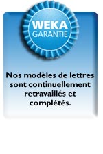 Modèles de lettres