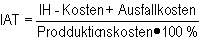 Instandhaltungs- und Ausfallkostenanteil an den ...