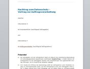 Vertrag zur Auftragsverarbeitung/Auftragsdatenverarbeitung (ADV)